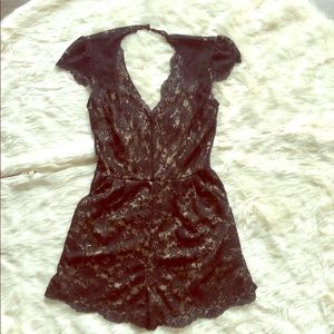 Beautiful laced romper!